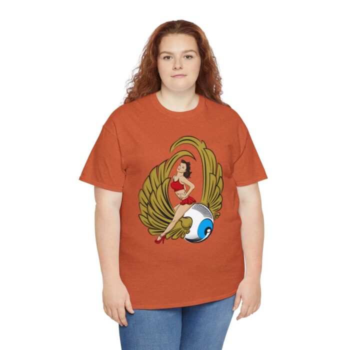 Pinup Eyeball Logo Unisex Heavy Cotton Tee - Image 55