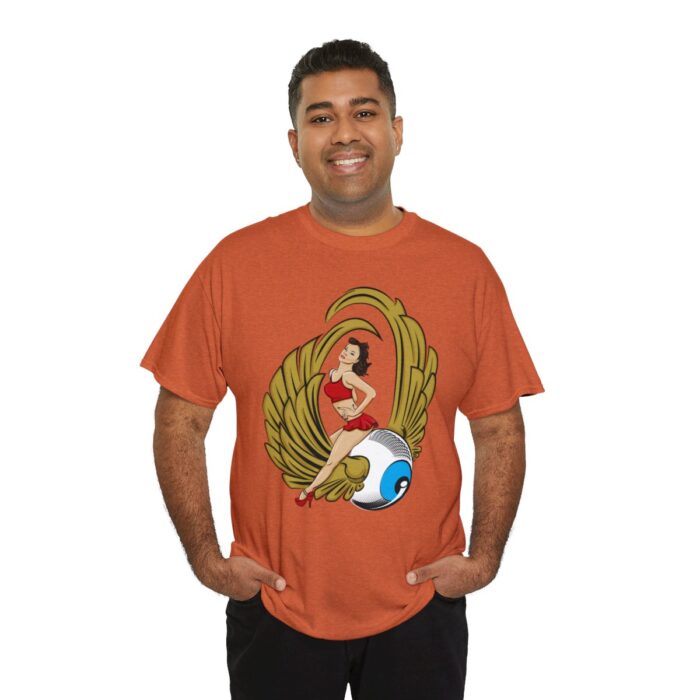 Pinup Eyeball Logo Unisex Heavy Cotton Tee - Image 56