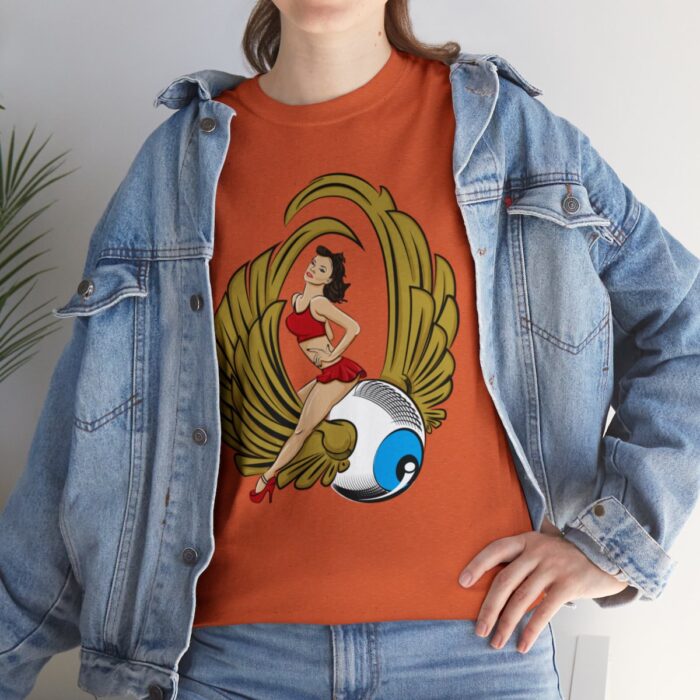 Pinup Eyeball Logo Unisex Heavy Cotton Tee - Image 57