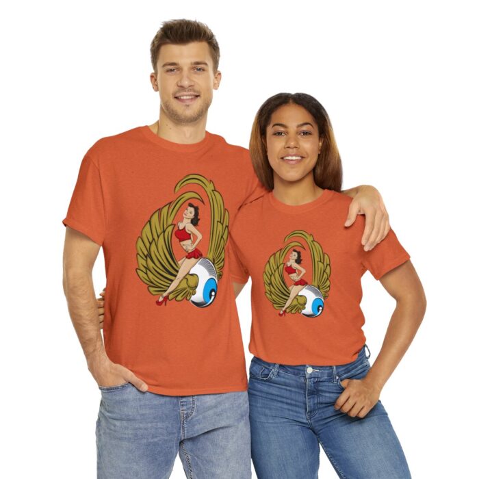 Pinup Eyeball Logo Unisex Heavy Cotton Tee - Image 58