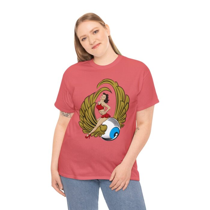 Pinup Eyeball Logo Unisex Heavy Cotton Tee - Image 40