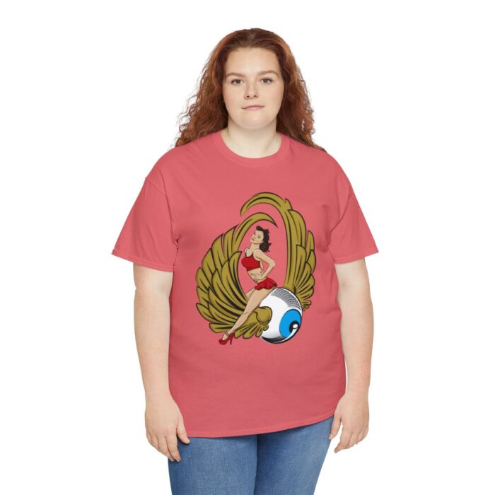 Pinup Eyeball Logo Unisex Heavy Cotton Tee - Image 43