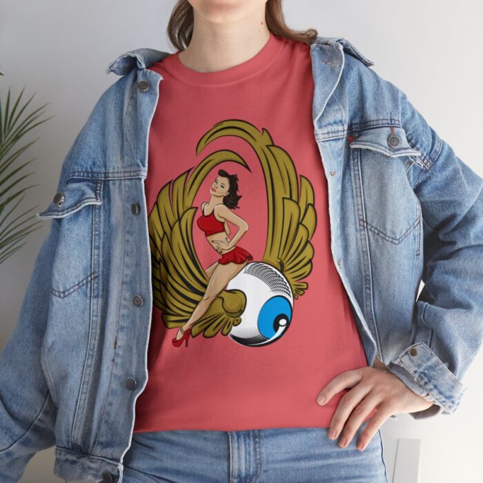 Pinup Eyeball Logo Unisex Heavy Cotton Tee - Image 45