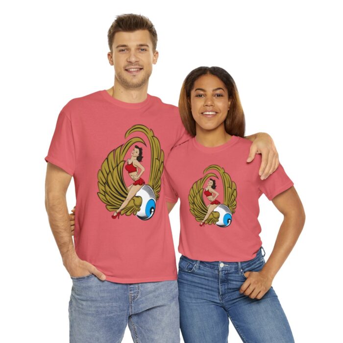 Pinup Eyeball Logo Unisex Heavy Cotton Tee - Image 46
