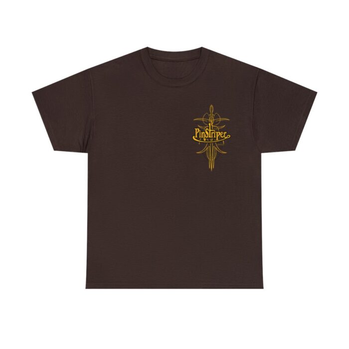 Pinstriper .com Logo with pinstriping, trending Heavy Cotton Tee 100% cotton - Image 25