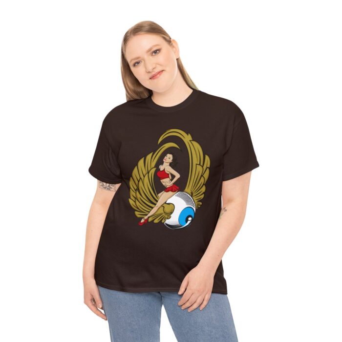 Pinup Eyeball Logo Unisex Heavy Cotton Tee - Image 76