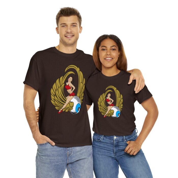 Pinup Eyeball Logo Unisex Heavy Cotton Tee - Image 82