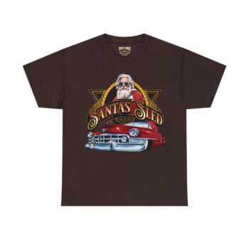 Santas Sled Unisex Heavy Cotton Tee