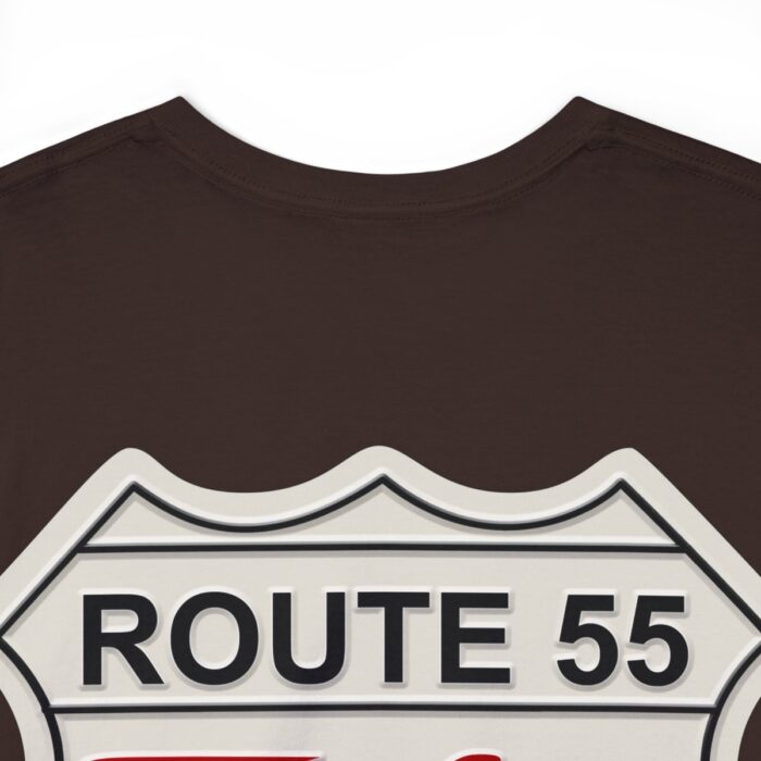 Route 55 cruisin lane Logo -Unisex Heavy Cotton Tee men's womans gift. - Image 60