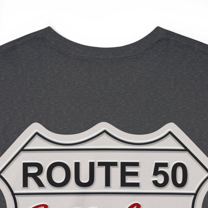 Route 50 Cadillac T- shirt -Unisex Heavy Cotton Tee men's woman gift - Image 72