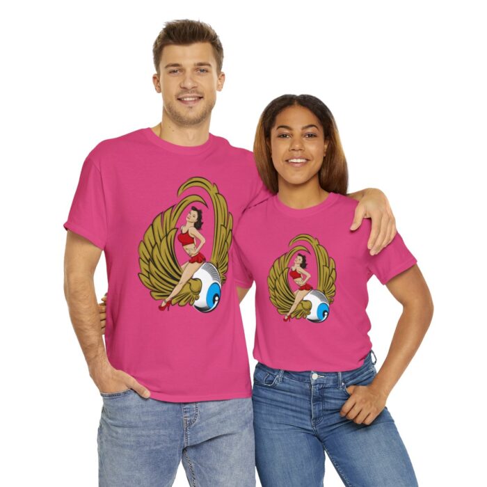 Pinup Eyeball Logo Unisex Heavy Cotton Tee - Image 118