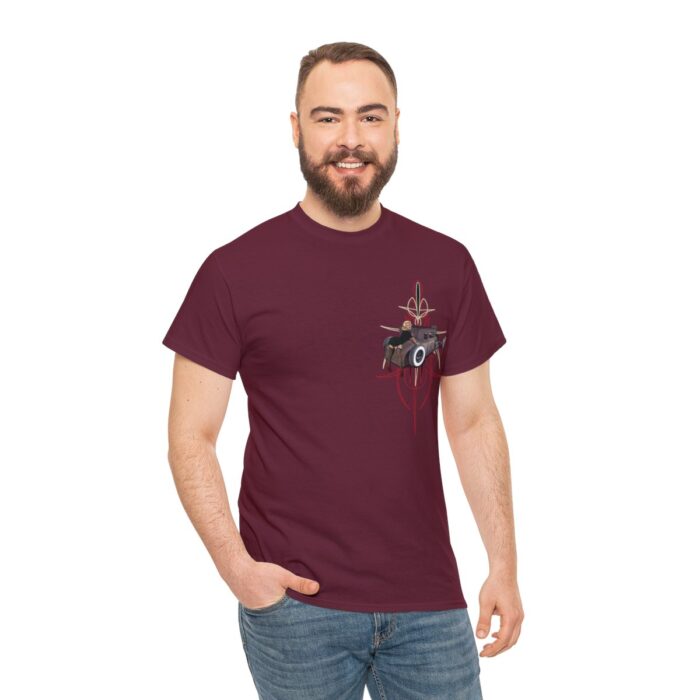 rat rod pinstriping Unisex Heavy Cotton Tee - Image 77