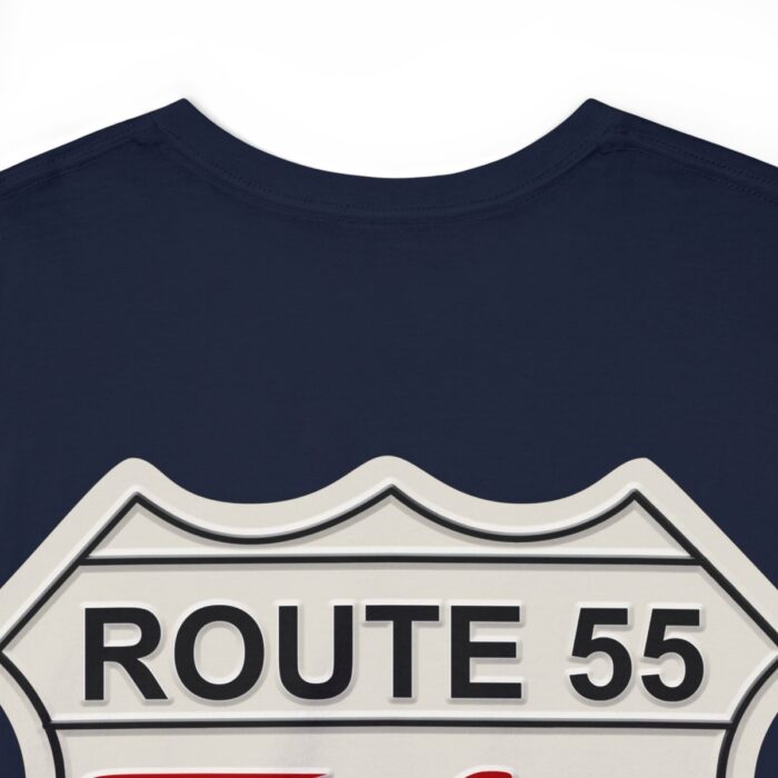 Route 55 cruisin lane Logo -Unisex Heavy Cotton Tee men's womans gift. - Image 108