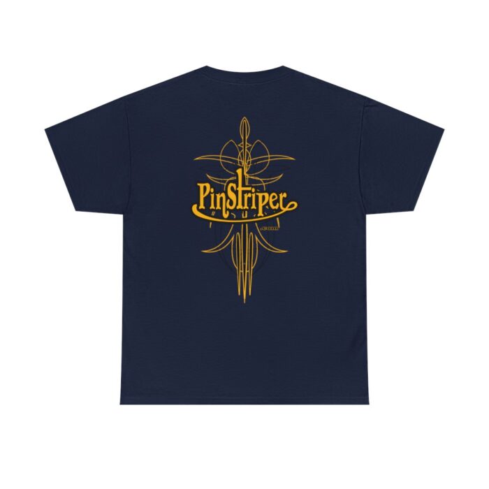 Pinstriper .com Logo with pinstriping, trending Heavy Cotton Tee 100% cotton - Image 34