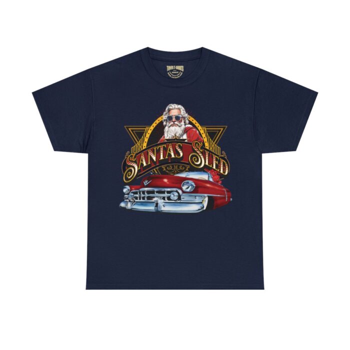Santas Sled Unisex Heavy Cotton Tee - Image 53