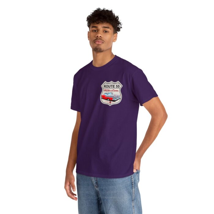 Route 55 cruisin lane Logo -Unisex Heavy Cotton Tee men's womans gift. - Image 114