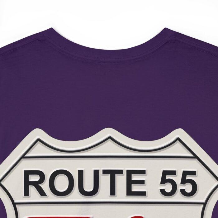 Route 55 cruisin lane Logo -Unisex Heavy Cotton Tee men's womans gift. - Image 120