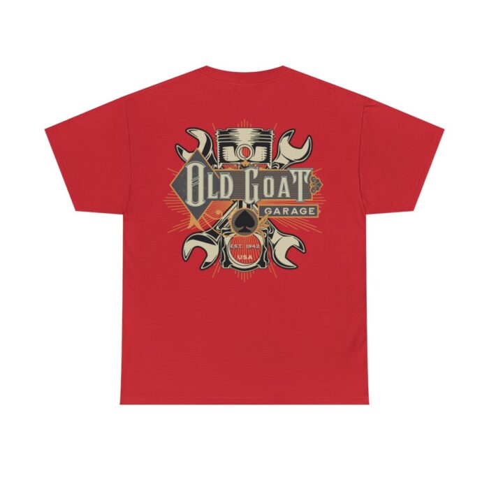 Old Goat Garage Unisex Heavy Cotton Tee - Image 2
