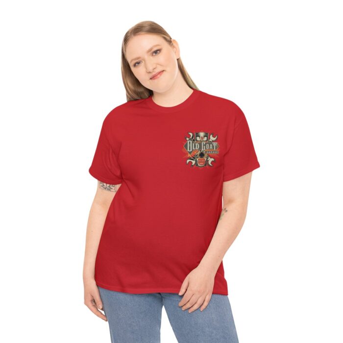 Old Goat Garage Unisex Heavy Cotton Tee - Image 4