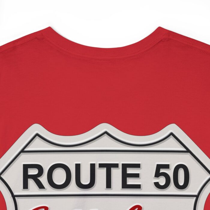 Route 50 Cadillac T- shirt -Unisex Heavy Cotton Tee men's woman gift - Image 120