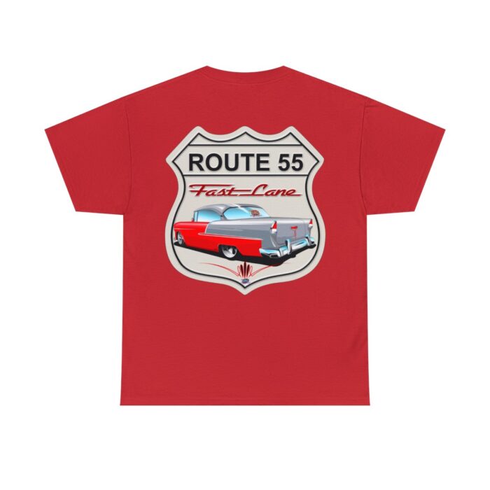 Route 55 cruisin lane Logo -Unisex Heavy Cotton Tee men's womans gift. - Image 121