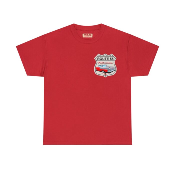Route 55 cruisin lane Logo -Unisex Heavy Cotton Tee men's womans gift. - Image 122