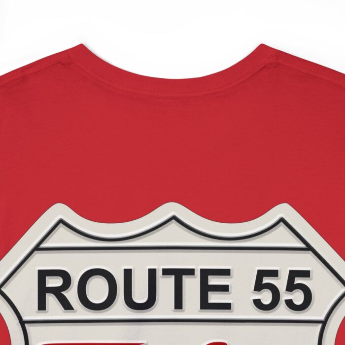 Route 55 cruisin lane Logo -Unisex Heavy Cotton Tee men's womans gift. - Image 132