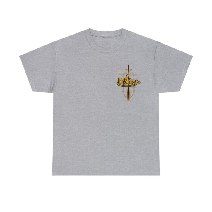 Pinstriper .com Logo with pinstriping, trending Heavy Cotton Tee 100% cotton - Image 21