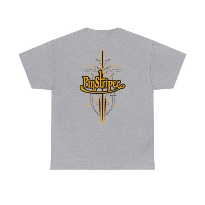 Pinstriper .com Logo with pinstriping, trending Heavy Cotton Tee 100% cotton - Image 22