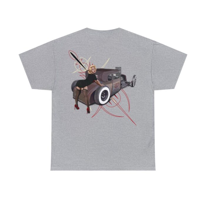 rat rod pinstriping Unisex Heavy Cotton Tee - Image 38