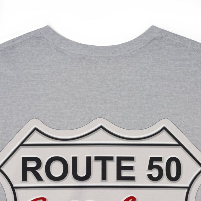 Route 50 Cadillac T- shirt -Unisex Heavy Cotton Tee men's woman gift - Image 36