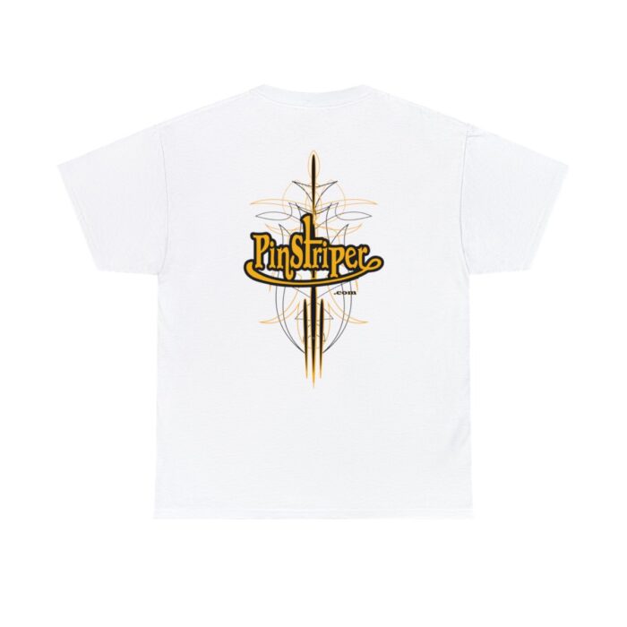 Pinstriper .com Logo with pinstriping, trending Heavy Cotton Tee 100% cotton - Image 14