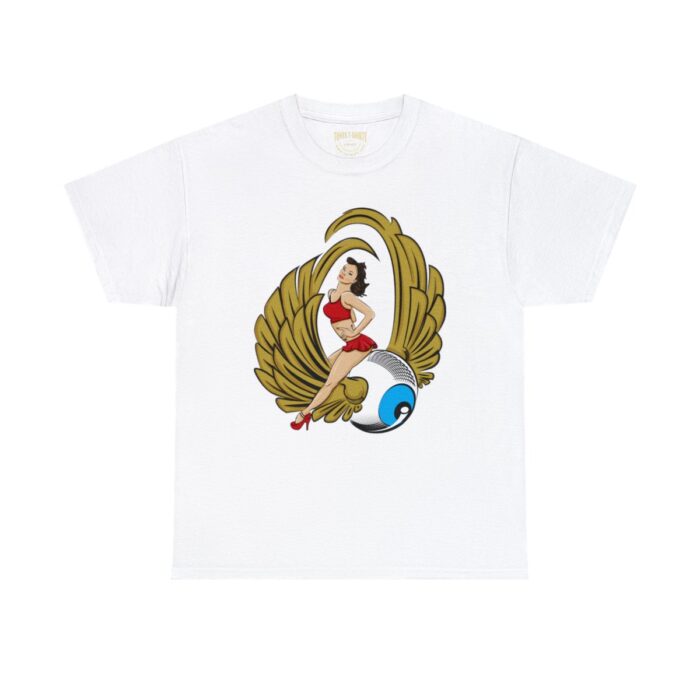 Pinup Eyeball Logo Unisex Heavy Cotton Tee - Image 13