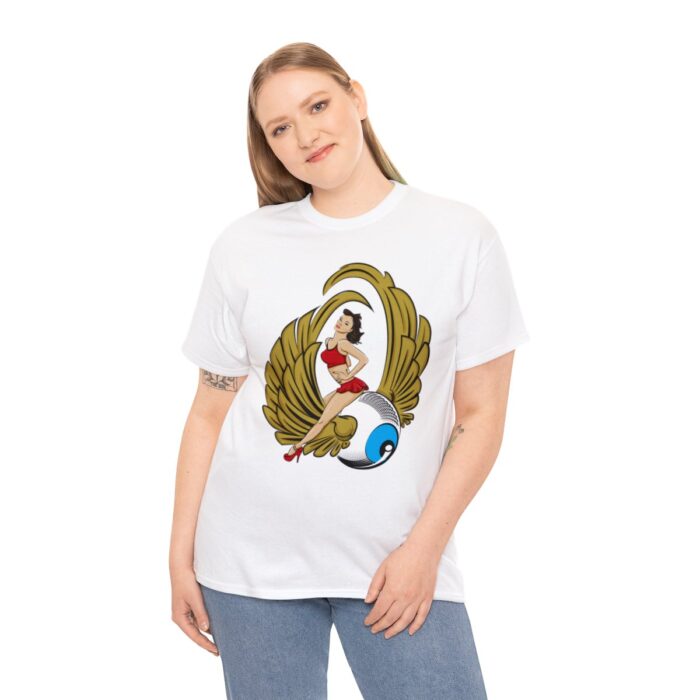 Pinup Eyeball Logo Unisex Heavy Cotton Tee - Image 16