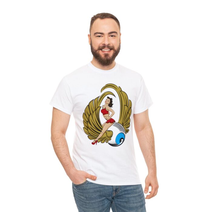 Pinup Eyeball Logo Unisex Heavy Cotton Tee - Image 17