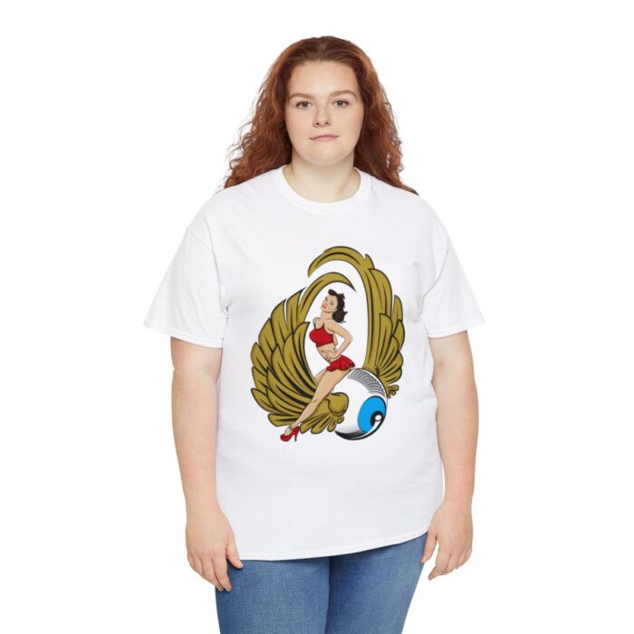 Pinup Eyeball Logo Unisex Heavy Cotton Tee - Image 19