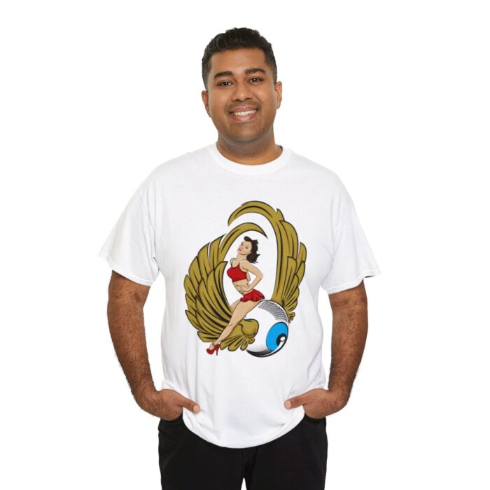 Pinup Eyeball Logo Unisex Heavy Cotton Tee - Image 20