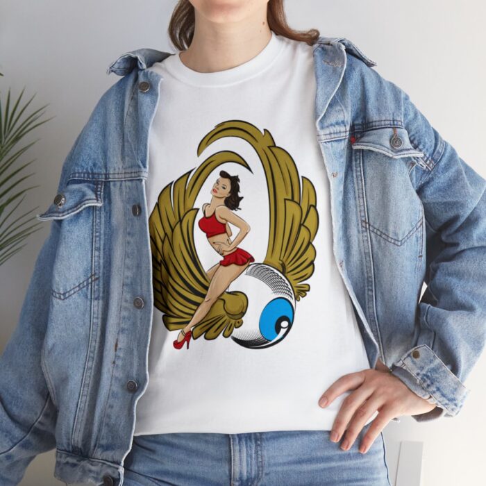 Pinup Eyeball Logo Unisex Heavy Cotton Tee - Image 21