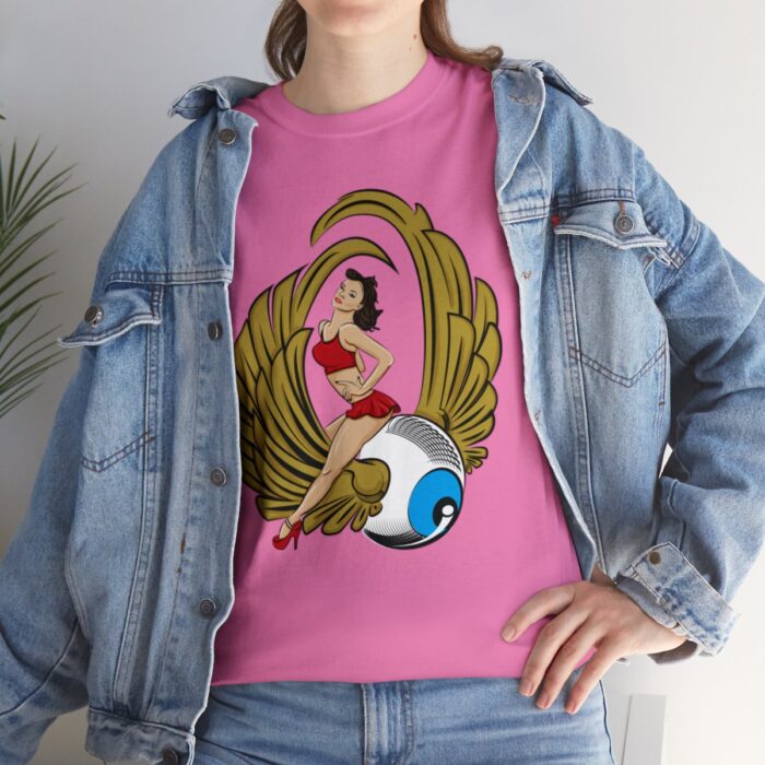 Pinup Eyeball Logo Unisex Heavy Cotton Tee - Image 105