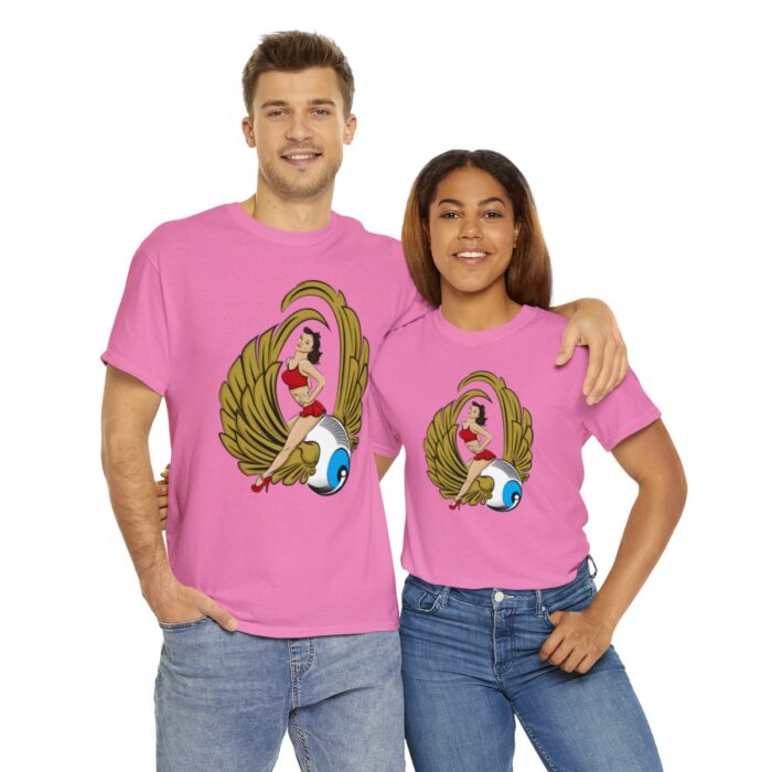 Pinup Eyeball Logo Unisex Heavy Cotton Tee - Image 106