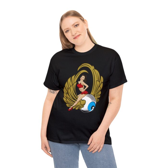 Pinup Eyeball Logo Unisex Heavy Cotton Tee - Image 4