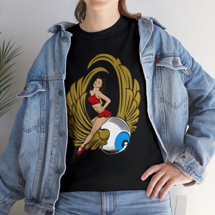 Pinup Eyeball Logo Unisex Heavy Cotton Tee - Image 9