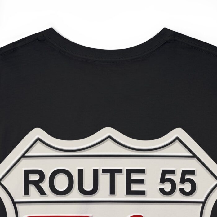 Route 55 cruisin lane Logo -Unisex Heavy Cotton Tee men's womans gift. - Image 36