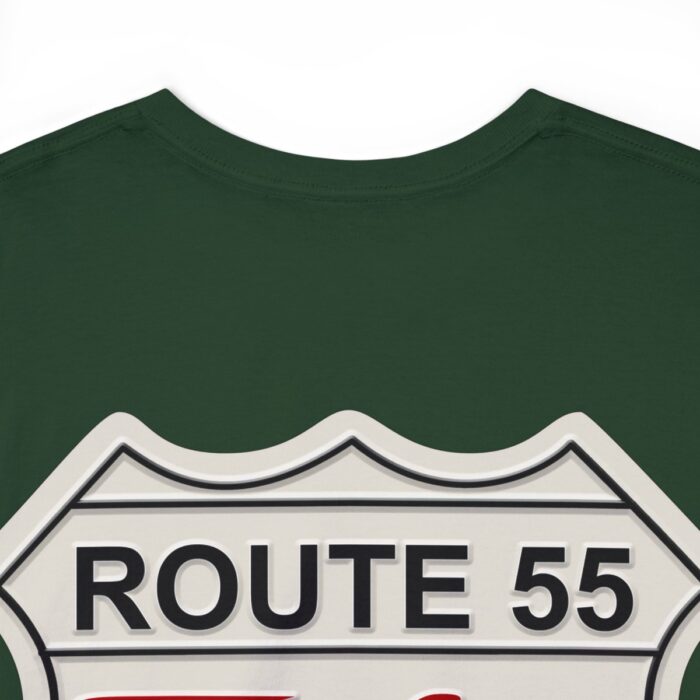 Route 55 cruisin lane Logo -Unisex Heavy Cotton Tee men's womans gift. - Image 84