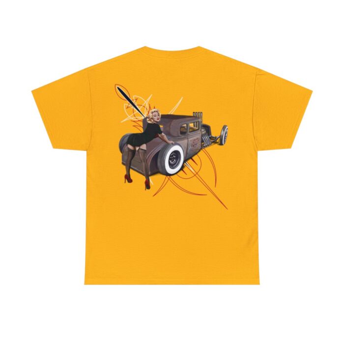 rat rod pinstriping Unisex Heavy Cotton Tee - Image 50