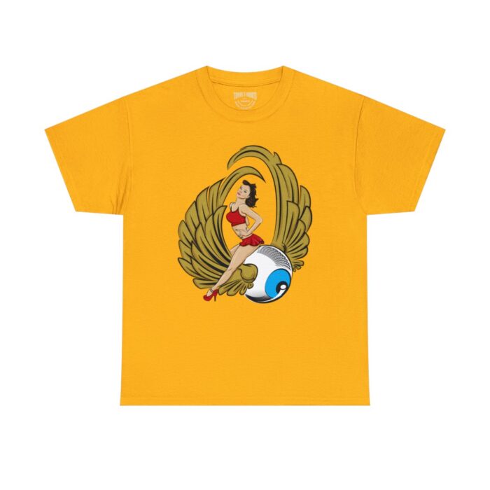 Pinup Eyeball Logo Unisex Heavy Cotton Tee - Image 61