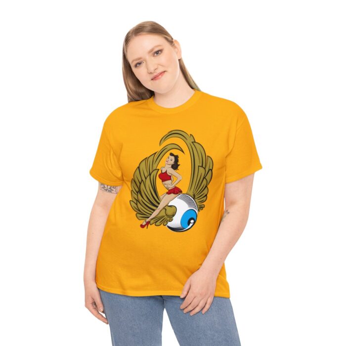 Pinup Eyeball Logo Unisex Heavy Cotton Tee - Image 64
