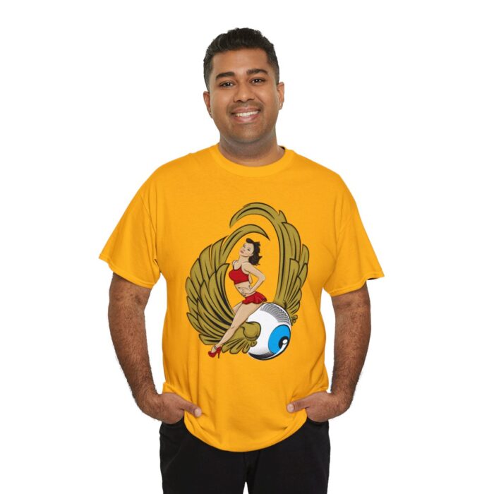 Pinup Eyeball Logo Unisex Heavy Cotton Tee - Image 68