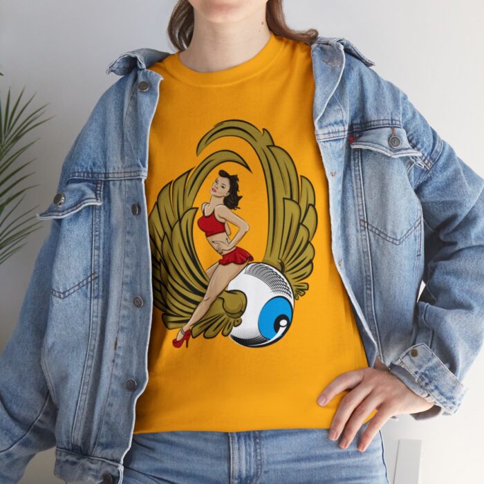 Pinup Eyeball Logo Unisex Heavy Cotton Tee - Image 69