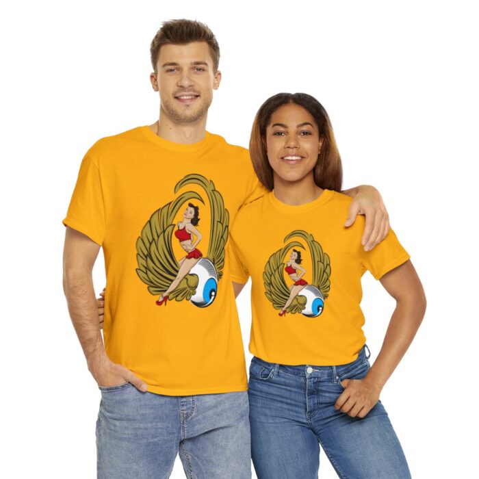 Pinup Eyeball Logo Unisex Heavy Cotton Tee - Image 70